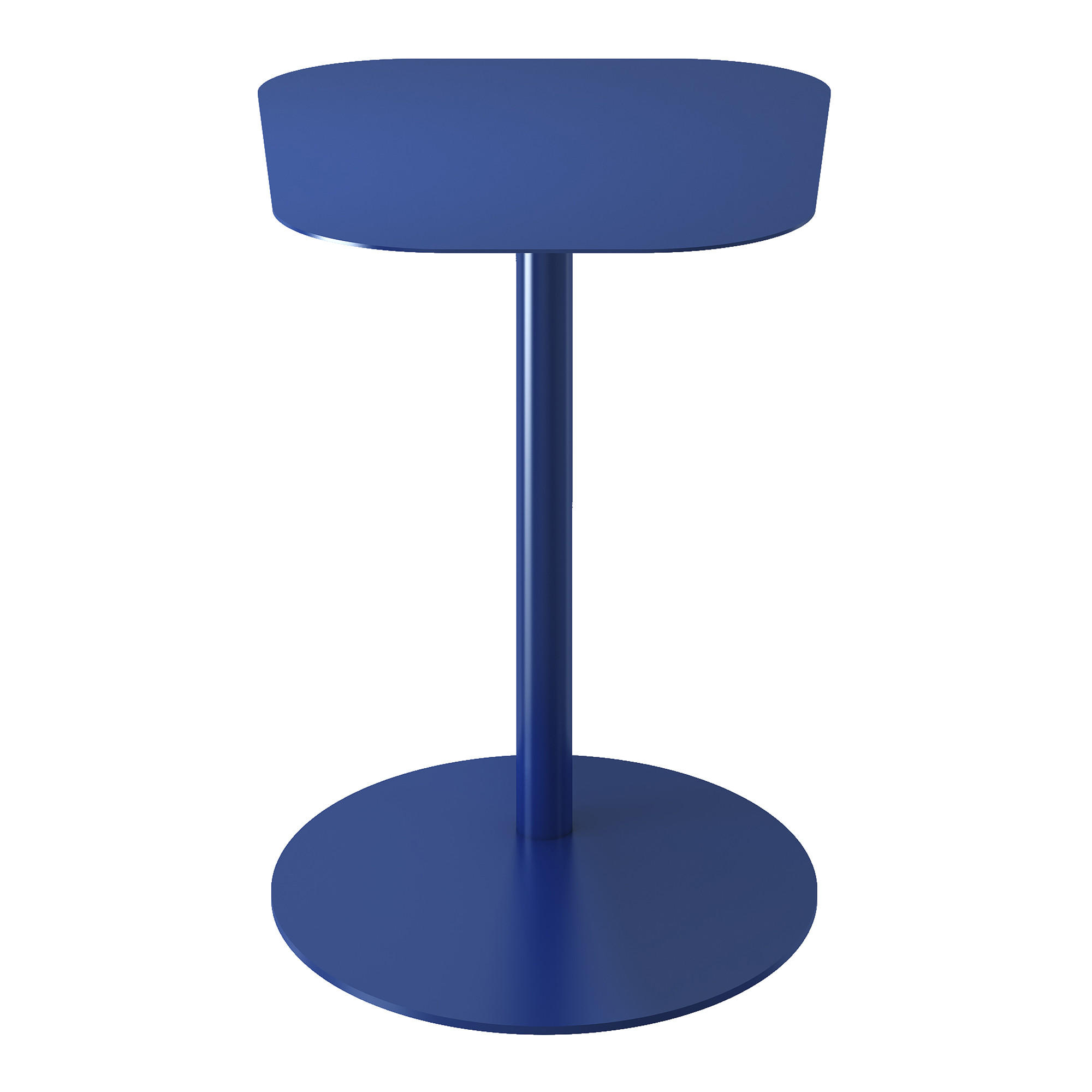 BEISTELLTISCH Nastätten - Dunkelblau, Metall (38/50/50cm) - [en.casa]