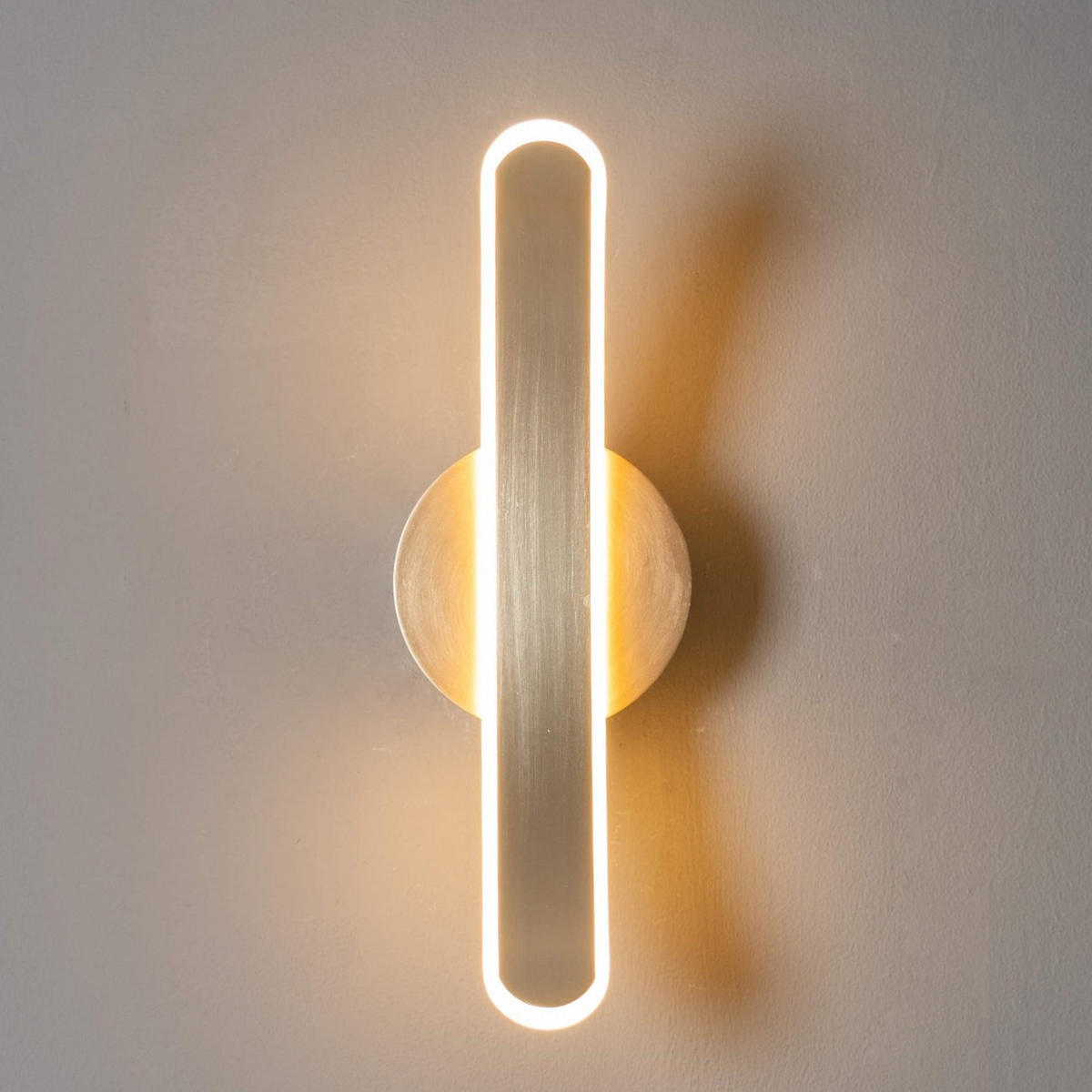 WANDLEUCHTE Dawn, Gold / Messing, 35cm - Goldfarben, Metall (15/35/35cm) - KOSILUM