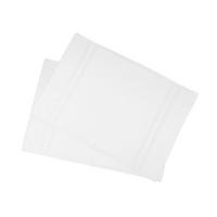 BADEMATTE, 2er-Set, 50x75 cm, 100% Baumwolle, Weiß - Weiß, Textil (50/75cm) - Zollner