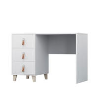KINDERSCHREIBTISCH FAGOT 8 110/75/55 in Weiß Scandi-Still - Weiß, Holzwerkstoff (110/75/55cm) - Deine Möbel 24