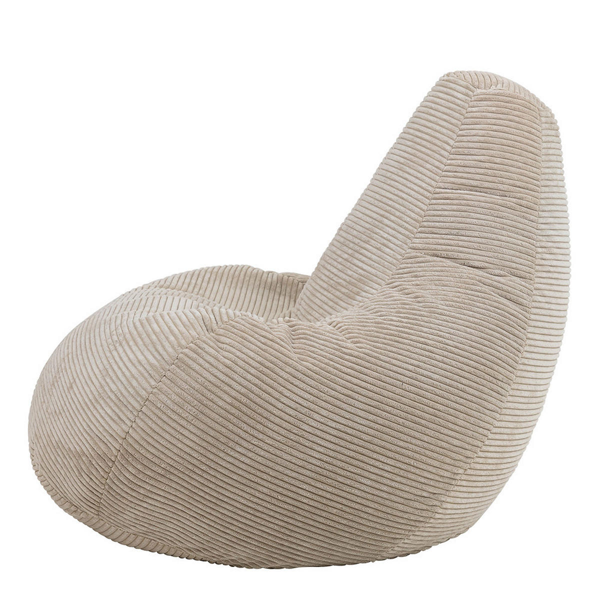 SITZSACK Sessel aus Cord 2-tlg. - Beige, Kunststoff (90/73/84cm) - icon