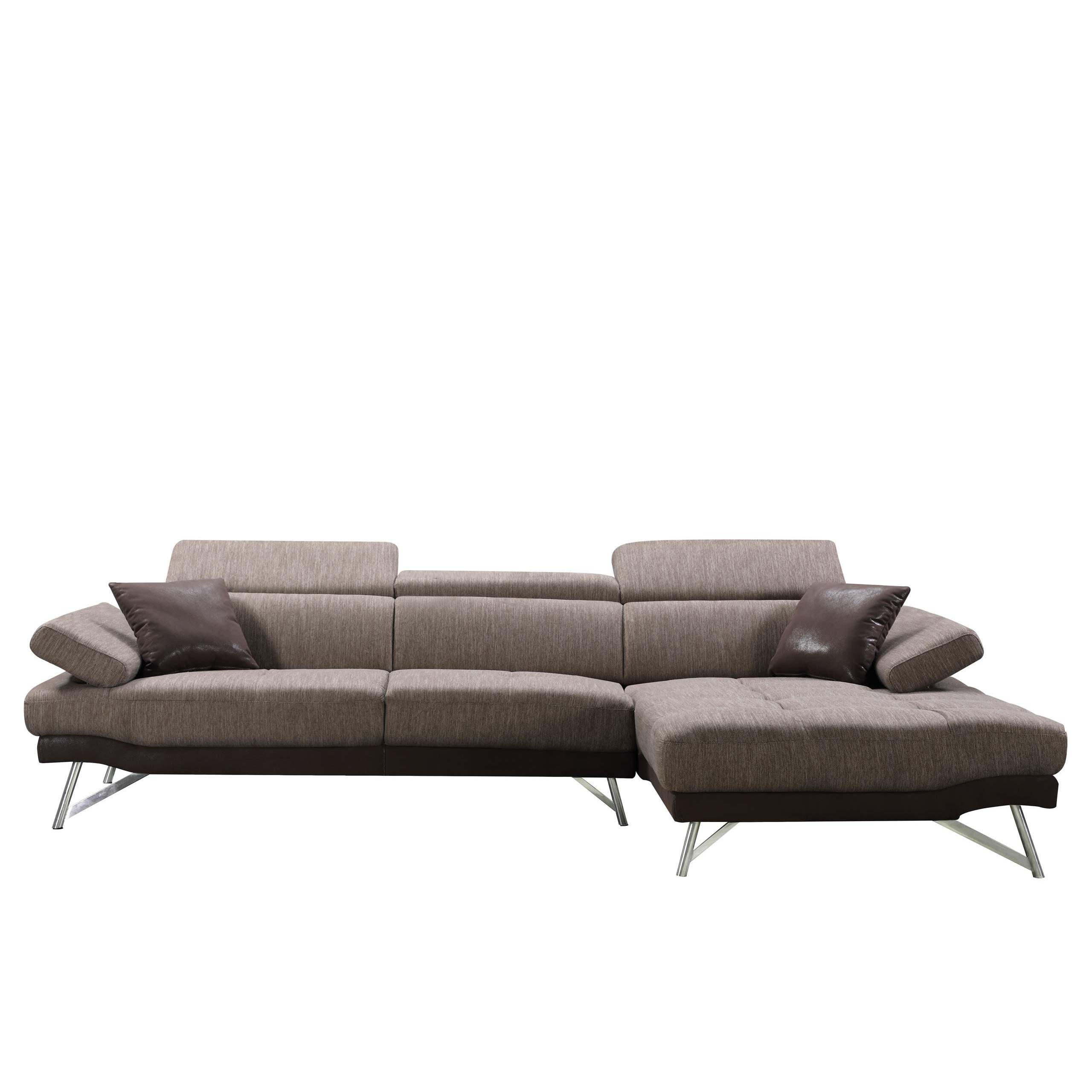 SOFA Braun - Braun, Textil (300/174cm) - MCW