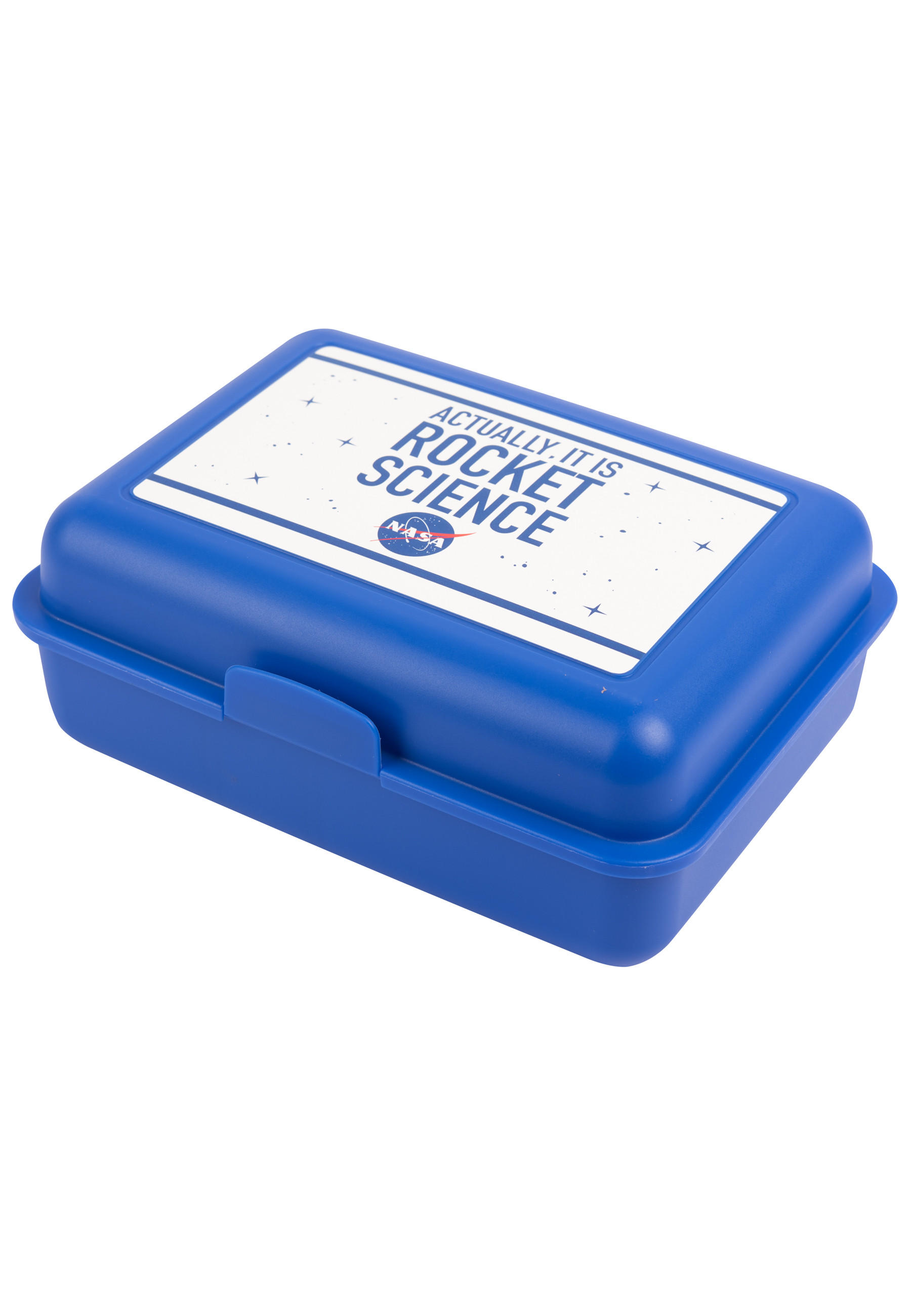 BROTDOSE NASA Rocket Science Blau 17,5 x 12,8 x 6,9 cm - Blau, Kunststoff (17.5/6.9/12.8cm) - United Labels