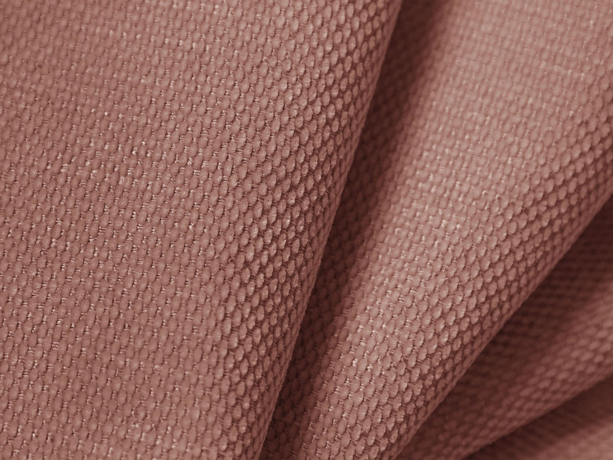 BETT mit Bettkasten und Kopfteil Colonel aus Chenille-Stoff rosa 200x200cm - Pink, Textil (200/200cm) - Cosmopolitan Design
