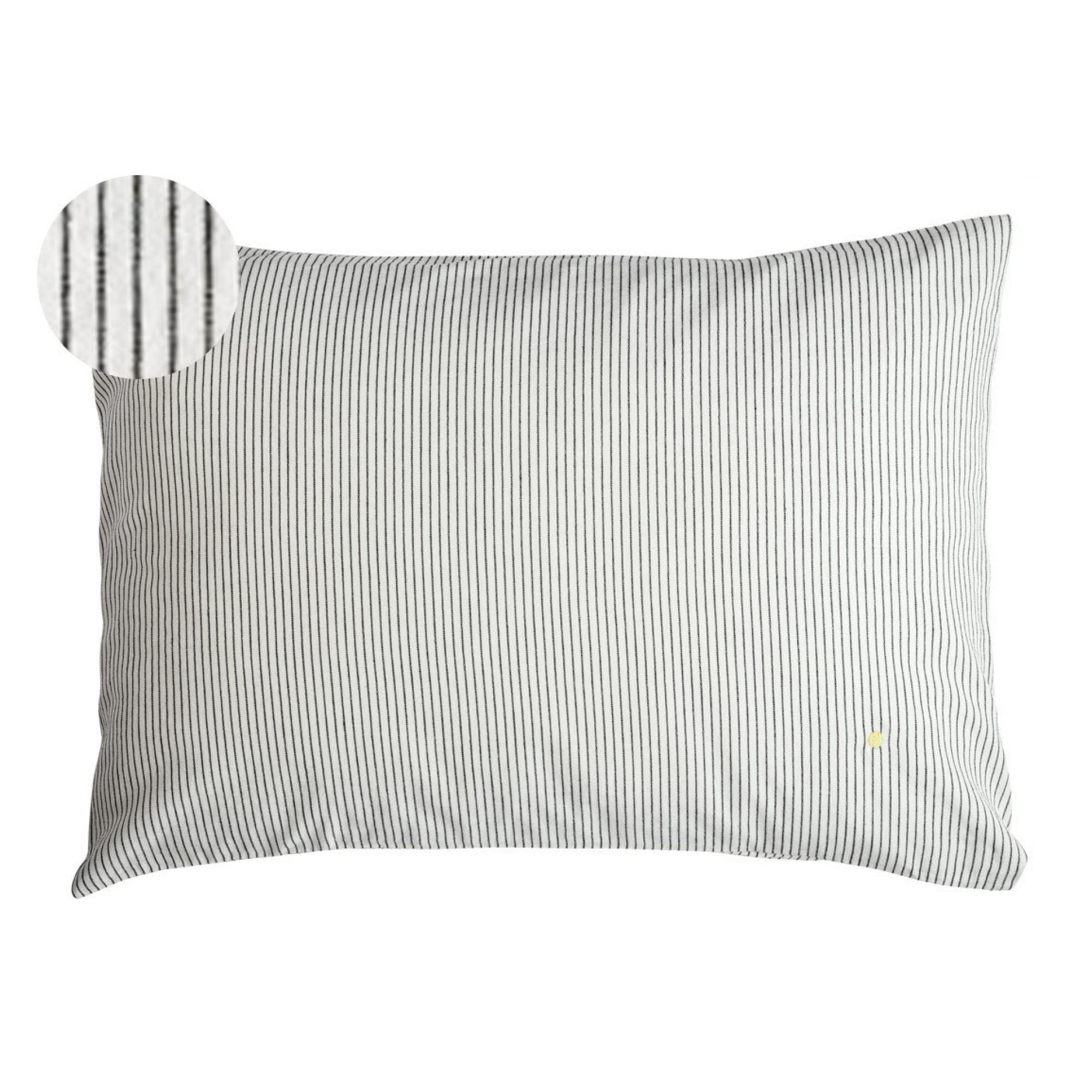 KISSENBEZUG Léonie kaviar 50 x 70 cm - Schwarz, Textil (70/50cm)