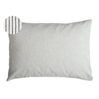 KISSENBEZUG Léonie kaviar 50 x 70 cm - Schwarz, Textil (70/50cm)