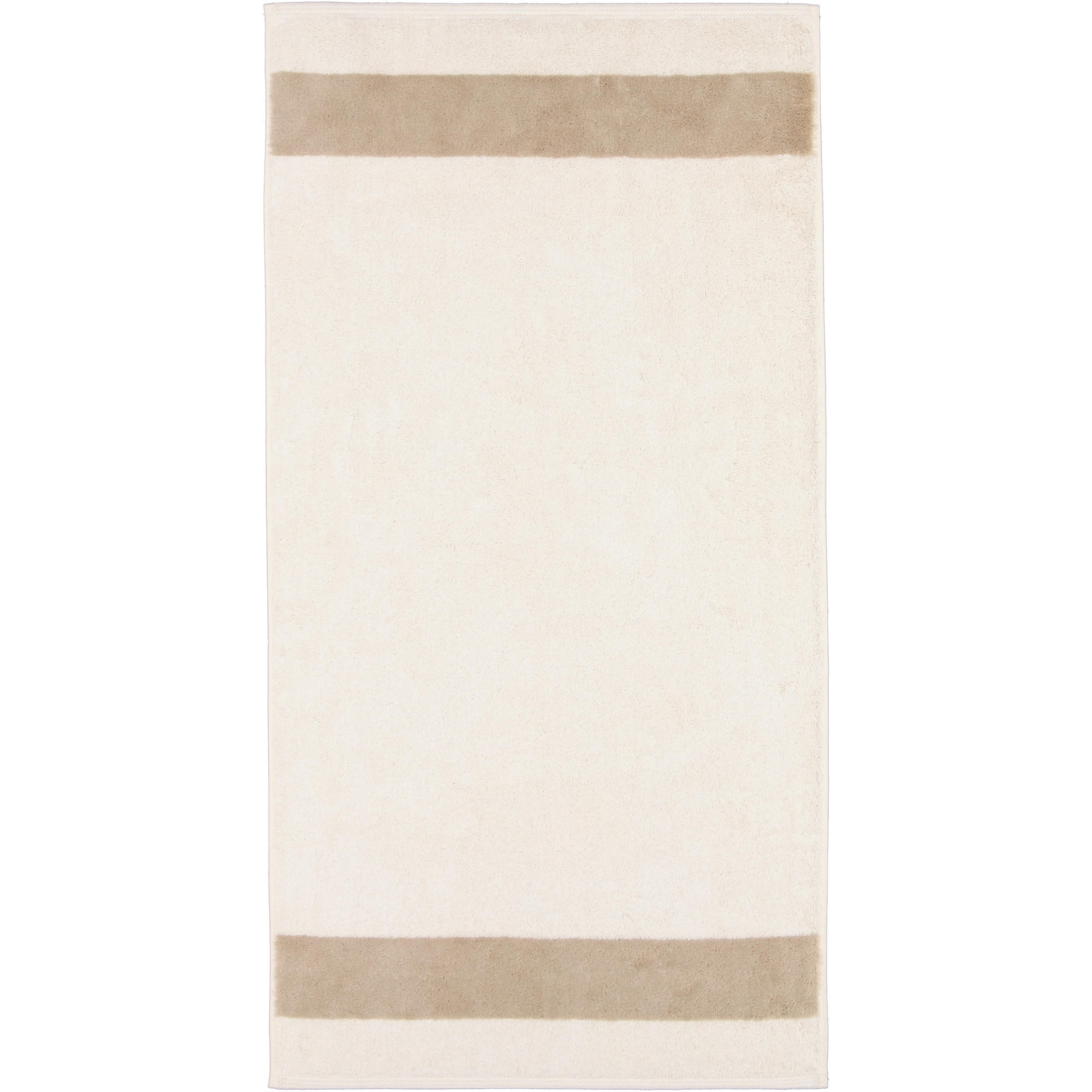 HANDTÜCHER LUXURY DOUBLE 2560 CASHMERE - 33 - Beige, Textil (50/100cm) - Zöllner