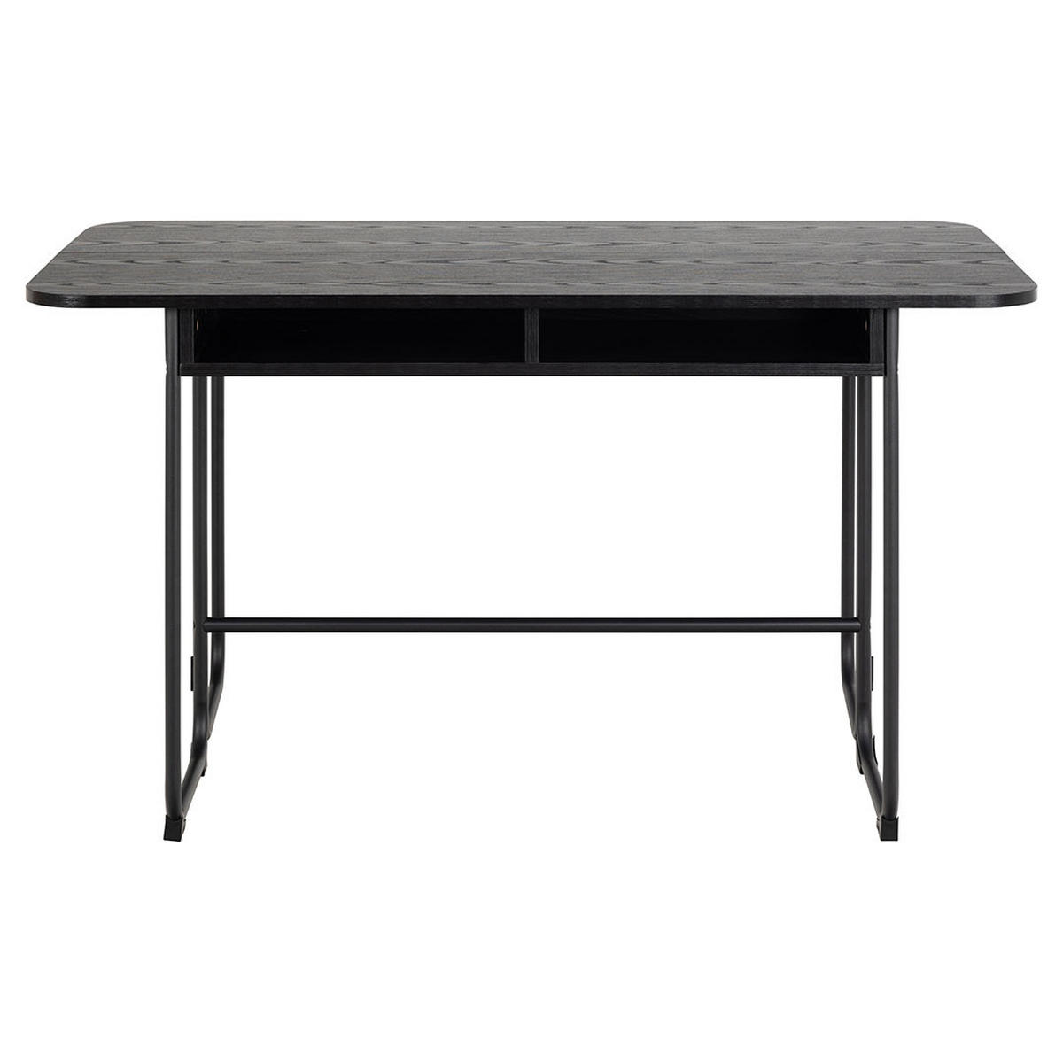 ESSTISCH, Darlington, Schwarz, MDF, 80 x 140 x 77 cm - Schwarz, Holzwerkstoff/Metall (140/80/77cm) - ebuy24
