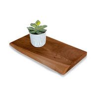 WANDREGAL AMANDA - Braun/Akaziefarben, Holz (40/3/20cm) - SAM