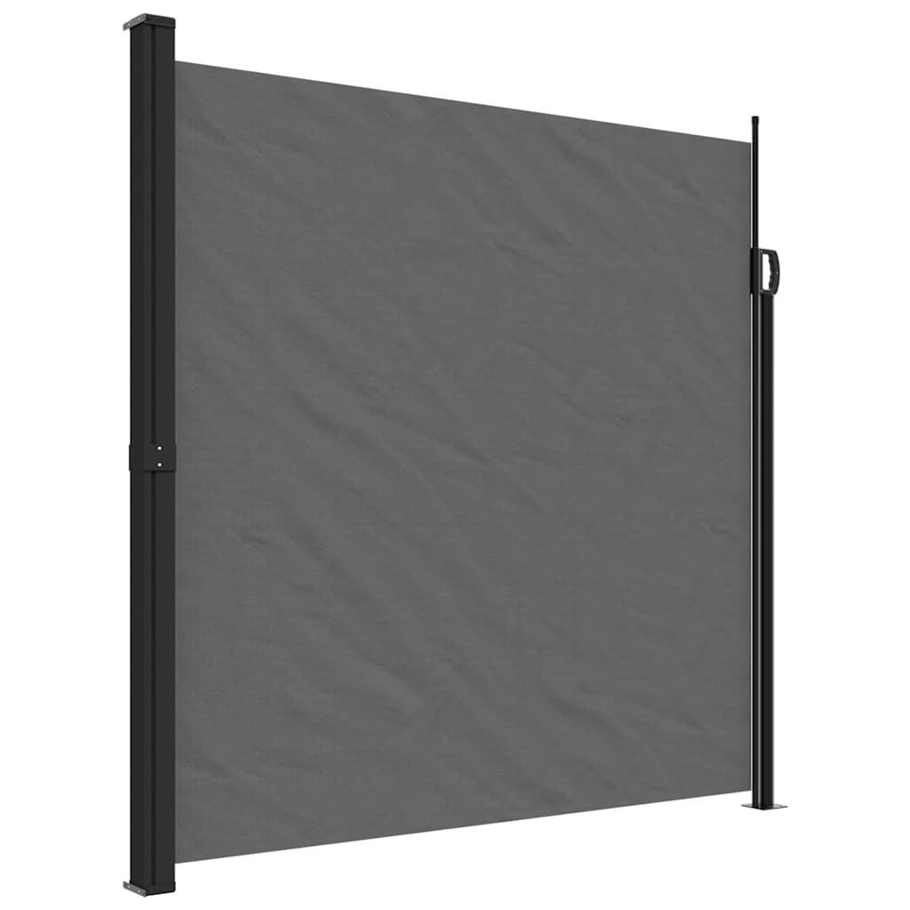 SEITENMARKISE Ausziehbare Anthrazit 200/300 Cm - Anthrazit, Textil (200/300cm) - vidaXL