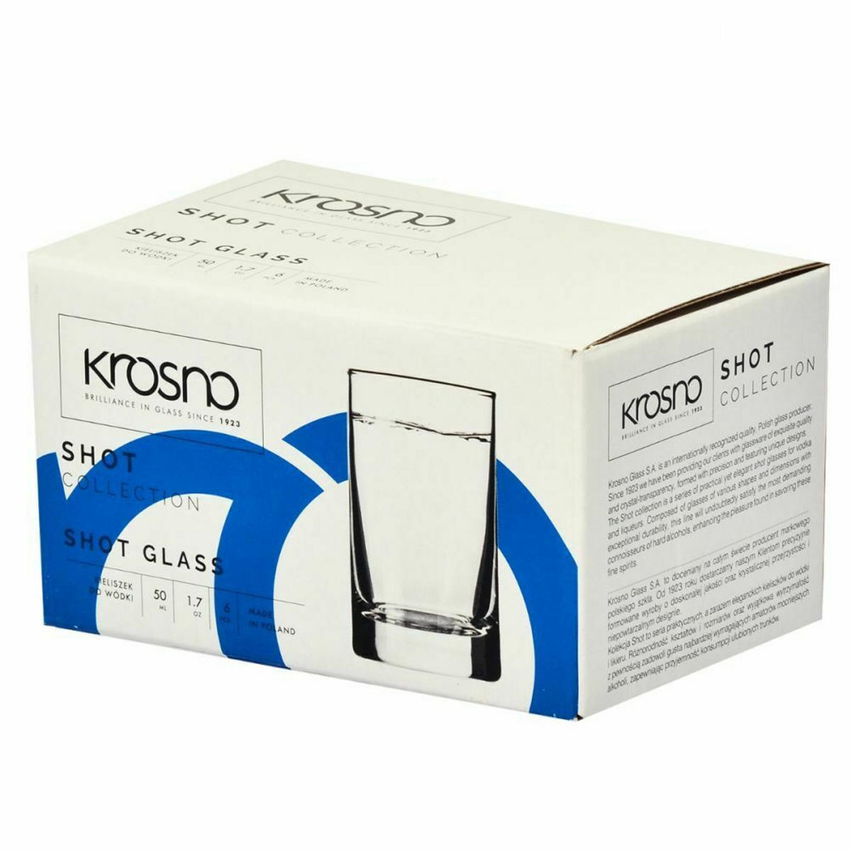 SCHNAPSGLÄSER, 6er-Set, 50 ml - Transparent, Glas (0.05L) - Krosno Glass