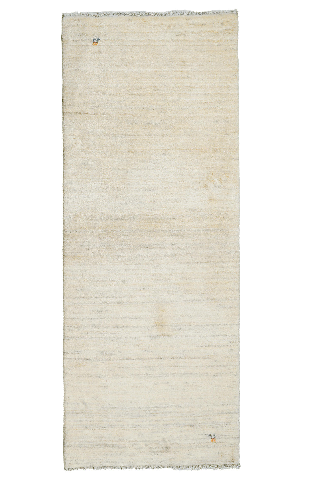 TEPPICH Gabbeh Beige 202/80 cm Schurwolle - Beige, Textil (80/202cm) - Looma