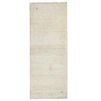 TEPPICH Gabbeh Beige 202/80 cm Schurwolle - Beige, Textil (80/202cm) - Looma