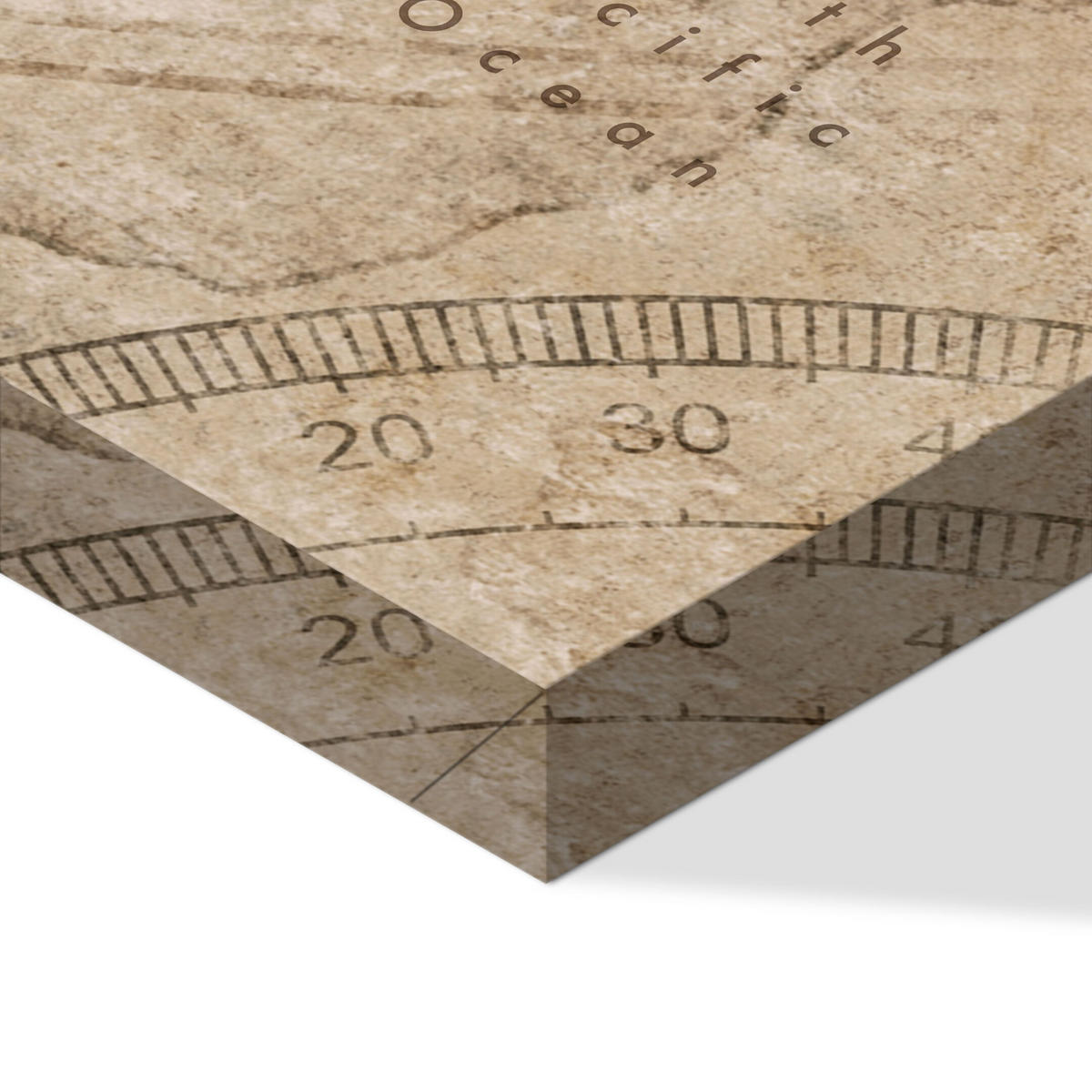 LEINWANDBILD Braun 120x80 cm - Multicolor, Holz (120/80cm) - LUMASOUL