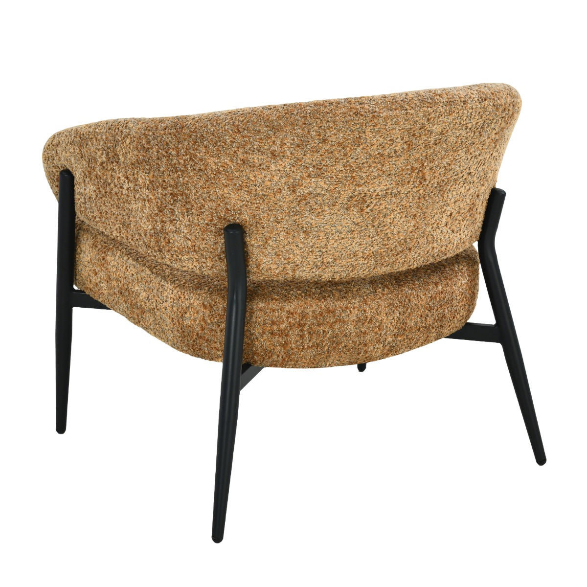 SESSEL Dilan Braun 72.5 /73/75 cm - Cognac, Textil (73/75/72.5cm) - Livingfurn