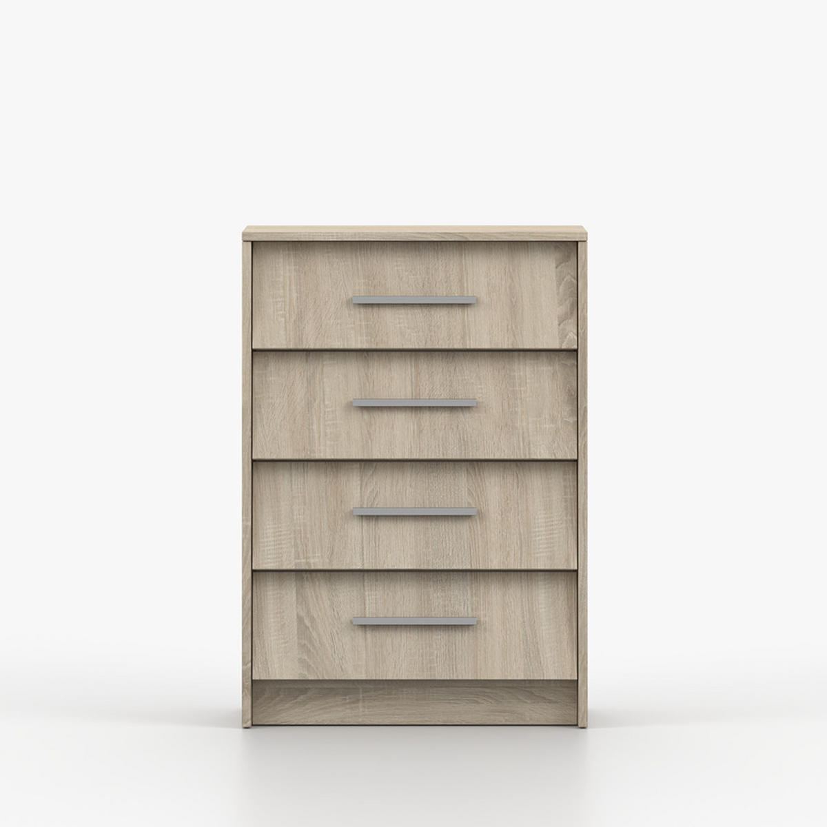 SCHUHSCHRANK 01 60 cm, 60/86/36, 4 Schubladen , Sonoma Eiche - Sonoma Eiche, Holzwerkstoff (60/86/36cm) - imoebel24