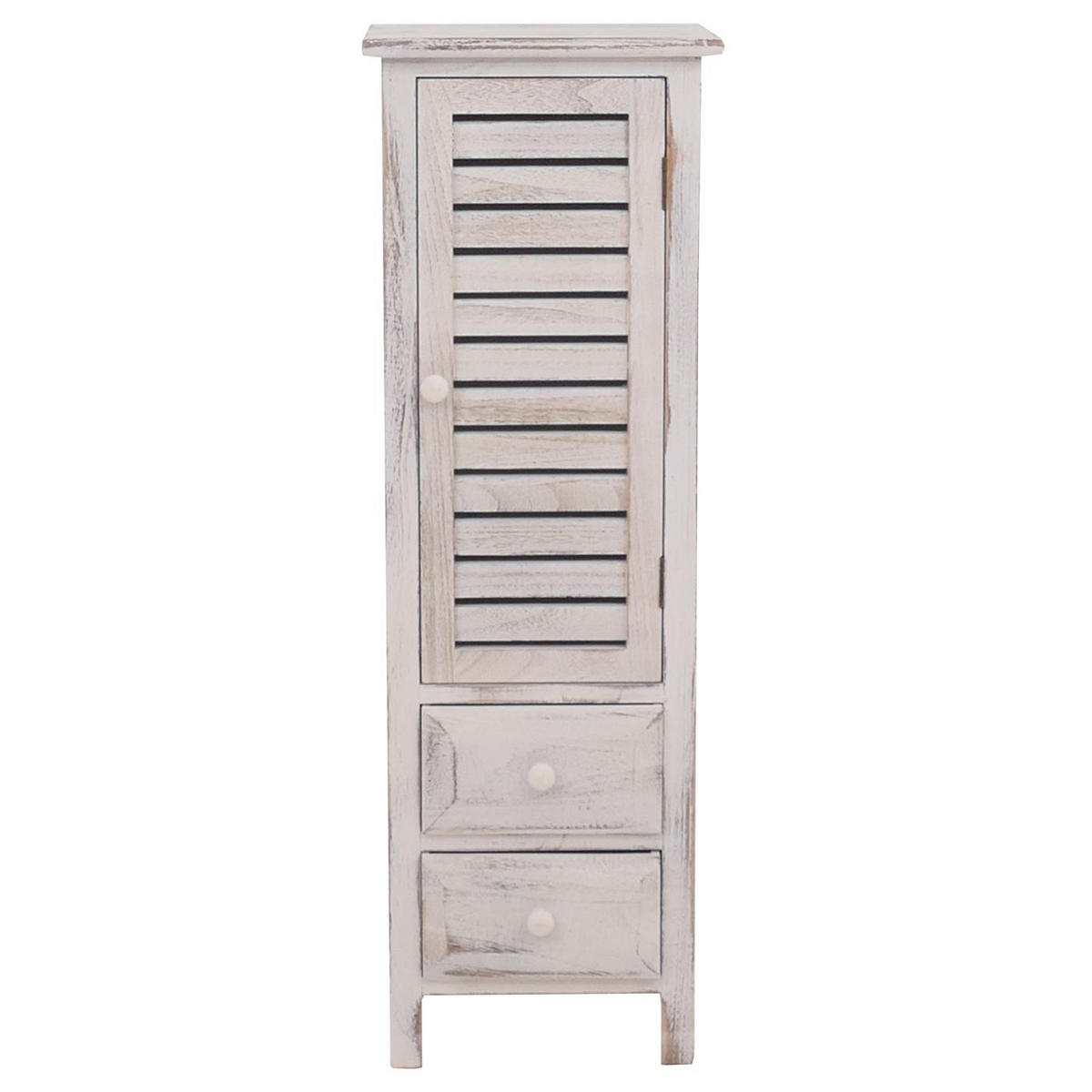 KOMMODE SCHRANK Weiß - Weiß, Holz (30/91/25cm) - MCW