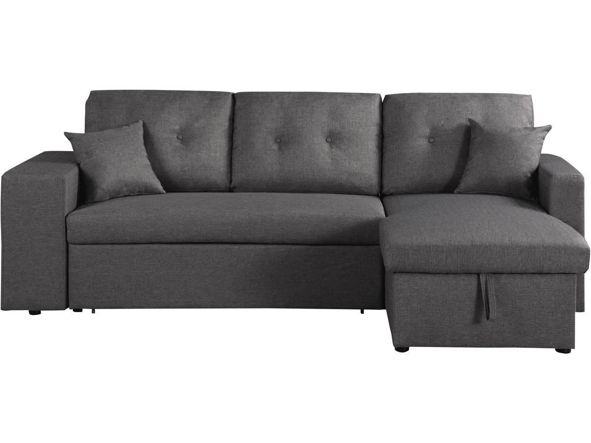 ECKSOFA axel Grau - Dunkelgrau, Textil (146/233cm) - Habitat Garten