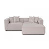 ECKSOFA breites XL-Design - Schwarz/Grau, Holz/Kunststoff (180/230cm) - myHomelando