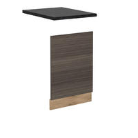 GESCHIRRSPÜLBLENDE R-Line Edelgrau 45 cm , AP Anthrazit - Honigeiche/Eiche Wotan, Holzwerkstoff (45/57.2/1.6cm) - Vicco