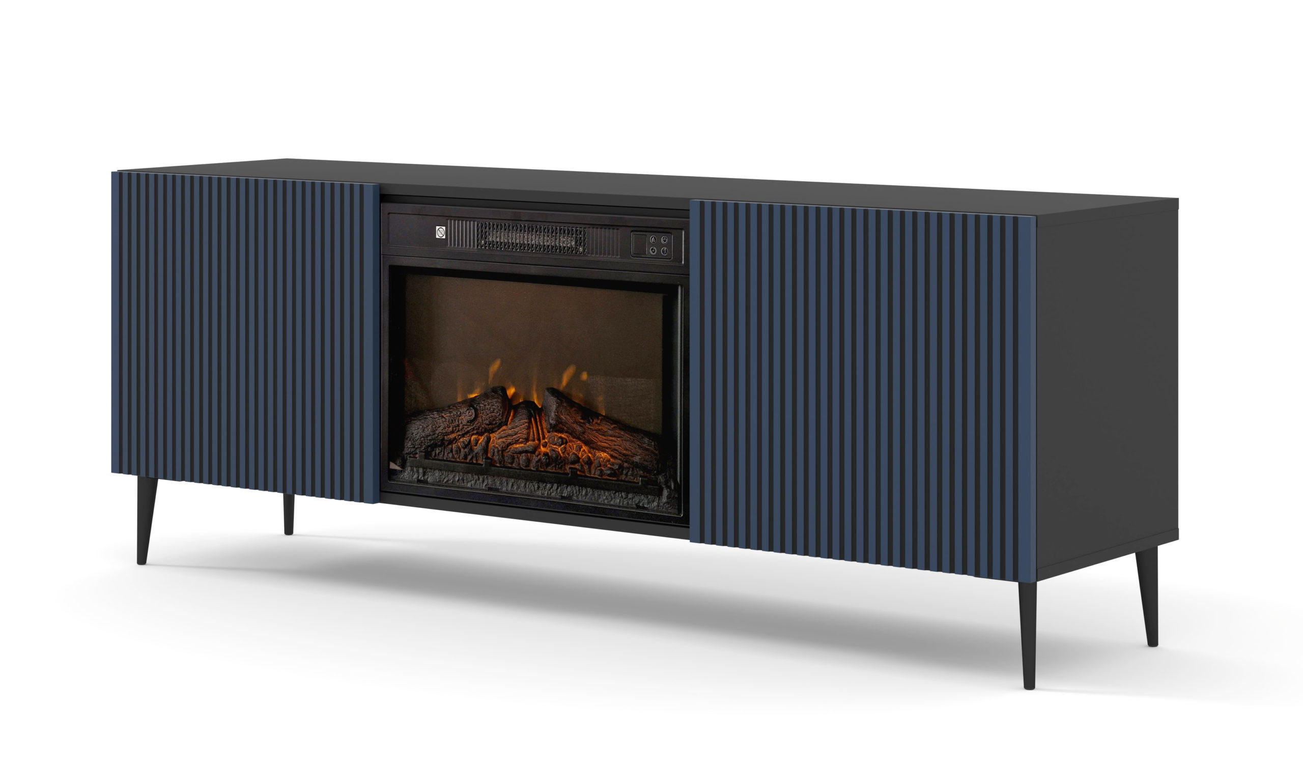 Raumhirsch Furniture Kommode Schwarz 170x63x42 cm