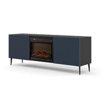KOMMODE Schwarz, Marineblau 170/63/42 - Schwarz, Holzwerkstoff (170/63/42cm) - RAUMHIRSCH FURNITURE