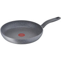 BRATPFANNE G13413 Cook Healthy 24cm, Induktionsgeeignet, Titan Mineralia+ Antihaftbeschichtung, ThermoSpot, Fettfreies Braten, Spülmaschinenfest - Grau, Metall (24cm) - Tefal