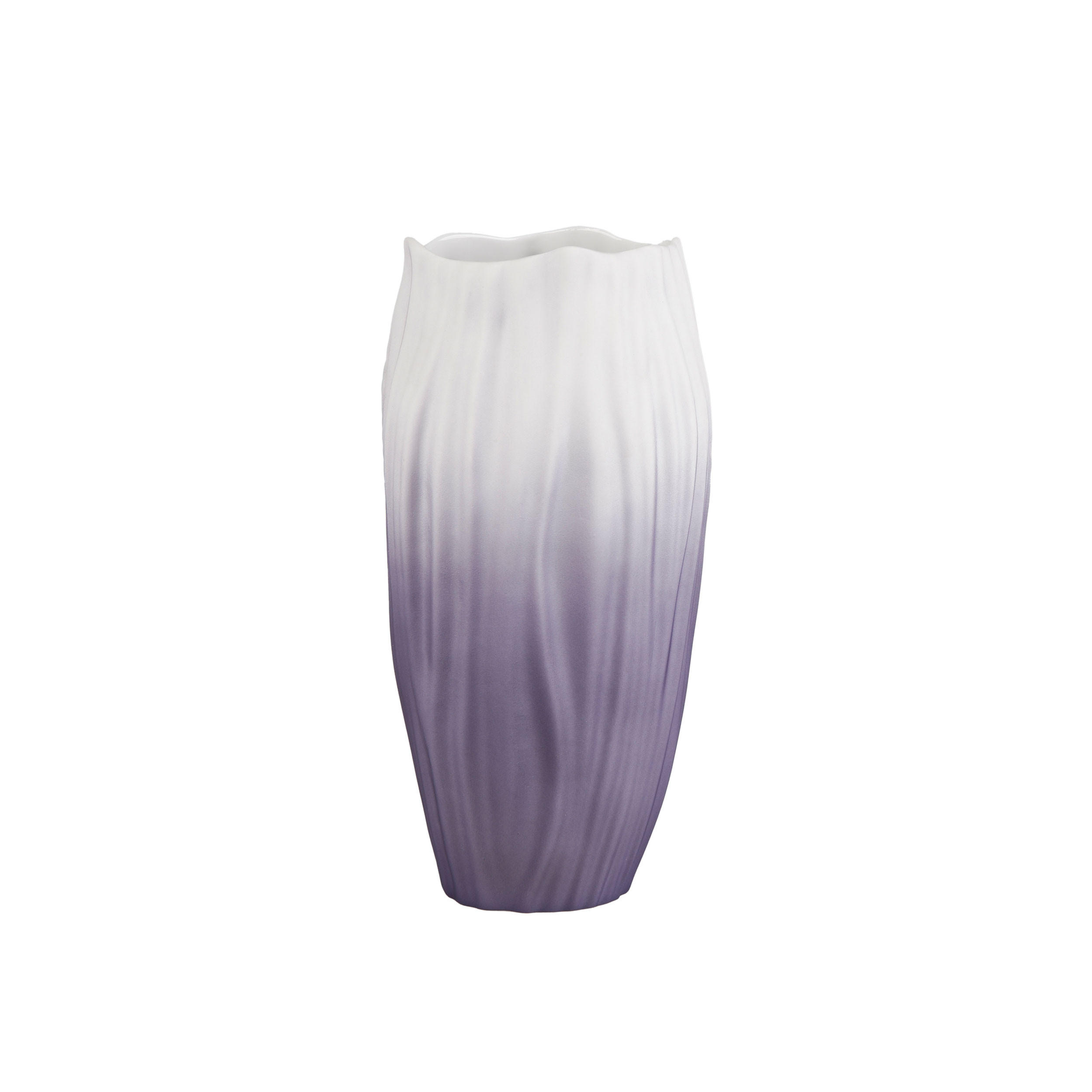 VASE Spirulina, Biskuit-Porzellan, lila, 20 cm - Violett, Keramik (20cm) - Goebel