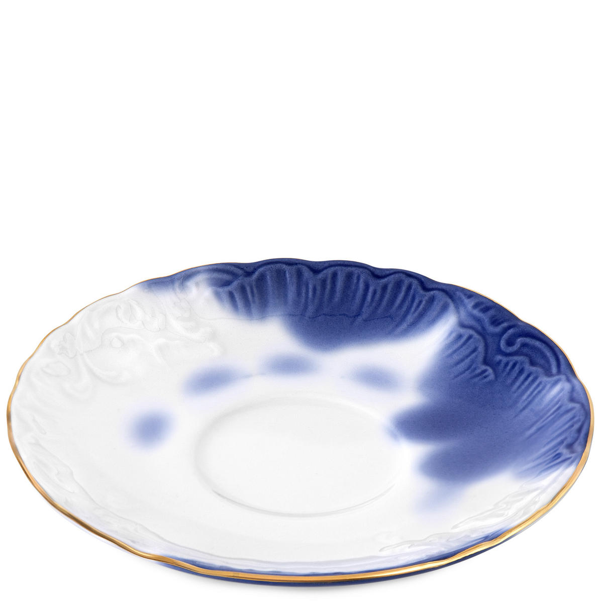 KAFFESERVICE CMIELOW ROCOCO Kaffetassen-Set - Blau/Weiß, Keramik (12.5/6/12.5cm) - KONSIMO®