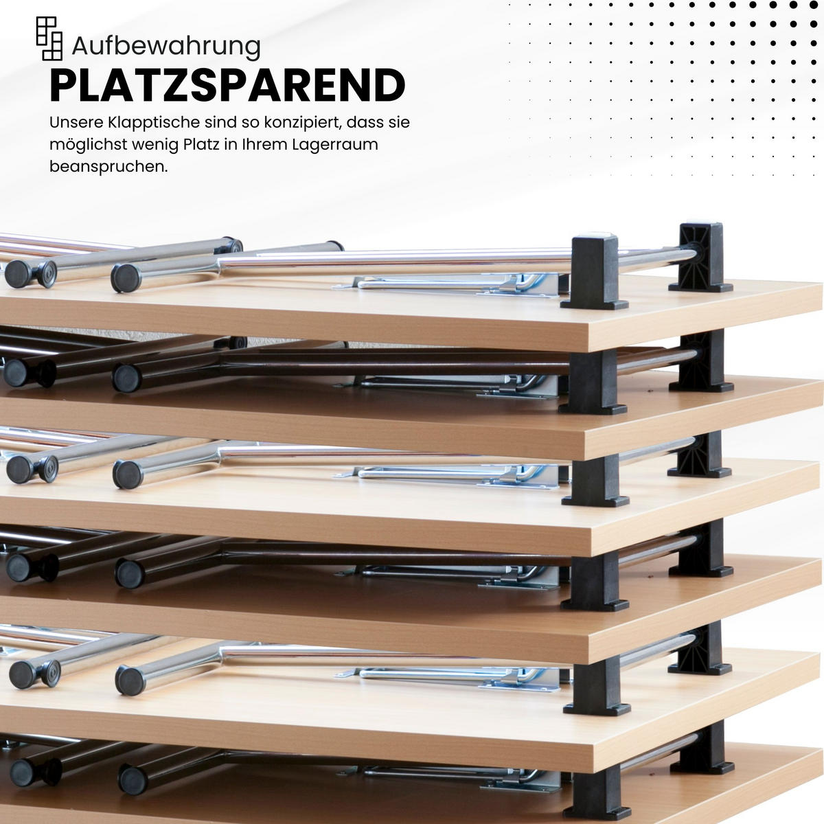 KLAPPTISCH KL 80/160/74,5 cm in Weiß - Weiß, Holzwerkstoff (80/160/74.5cm) - bümö