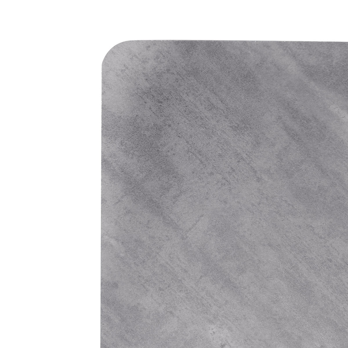 ESSTISCH 65x116x75 cm in Grau aus Spanplatte mit Holzmaserung, modern und stabil - Grau, Holzwerkstoff (65/116/75cm) - Modfu