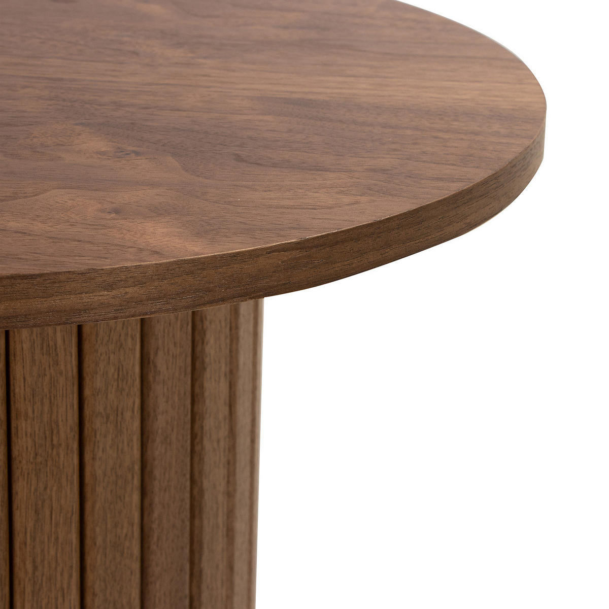 BEISTELLTISCH - MDF - Eiche - Walnussfarben, Holzwerkstoff (40/40/45cm) - home24