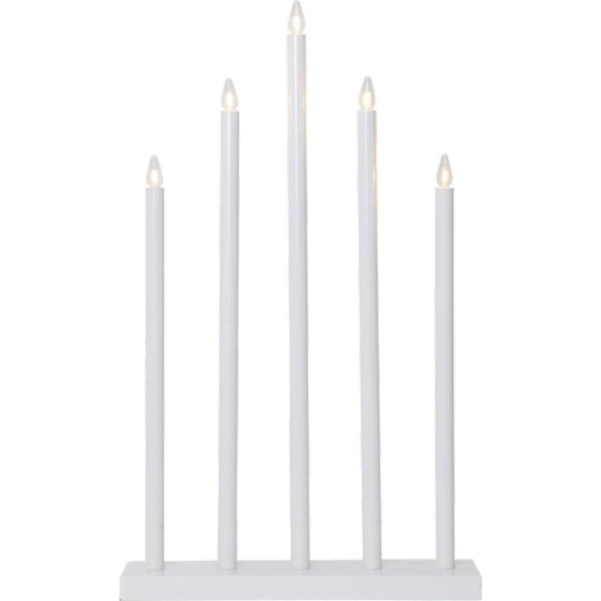 TISCHLEUCHTE Holy Weiß - Weiß, Holz (38/38/64cm) - click-licht