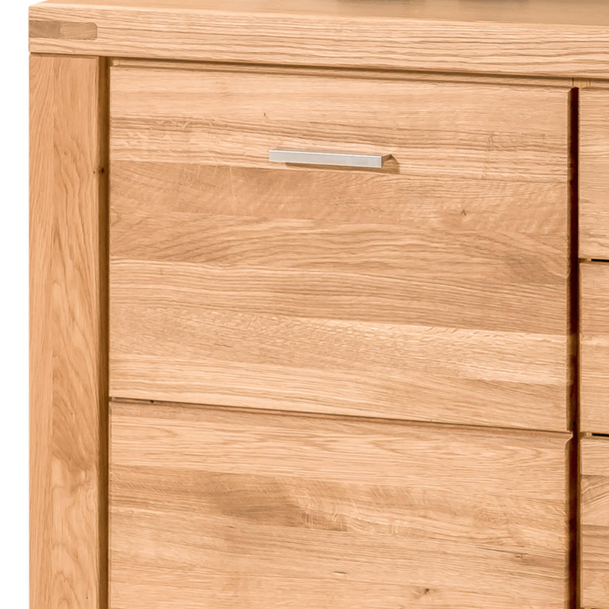 SIDEBOARD - Teilmassiv - Braun, Holzwerkstoff/Metall (158/80/40cm) - home24