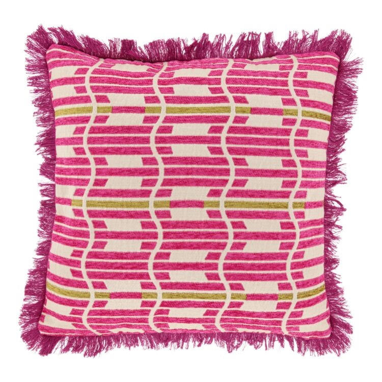 KISSEN Wess - Rosa - 45/45/ cm - Pink, Textil (45/45cm) - Unique Living