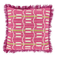KISSEN Wess - Rosa - 45/45/ cm - Pink, Textil (45/45cm) - Unique Living