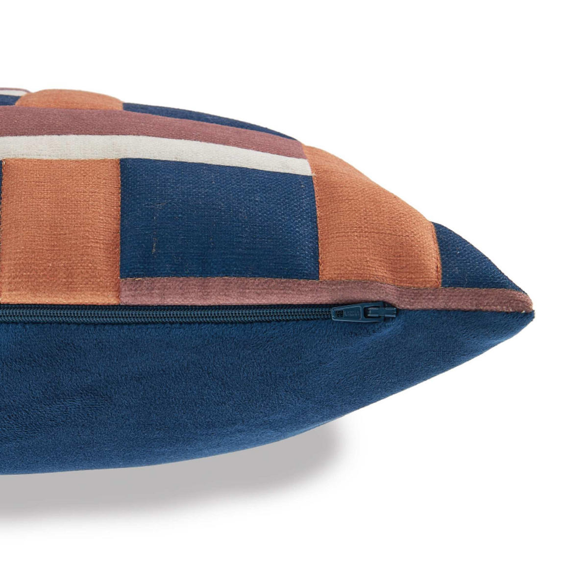 ZIERKISSENHÜLLE DEKOKISSENHÜLLE MULTI CHECK - Titanfarben, Textil (45/45cm) - Tom Tailor