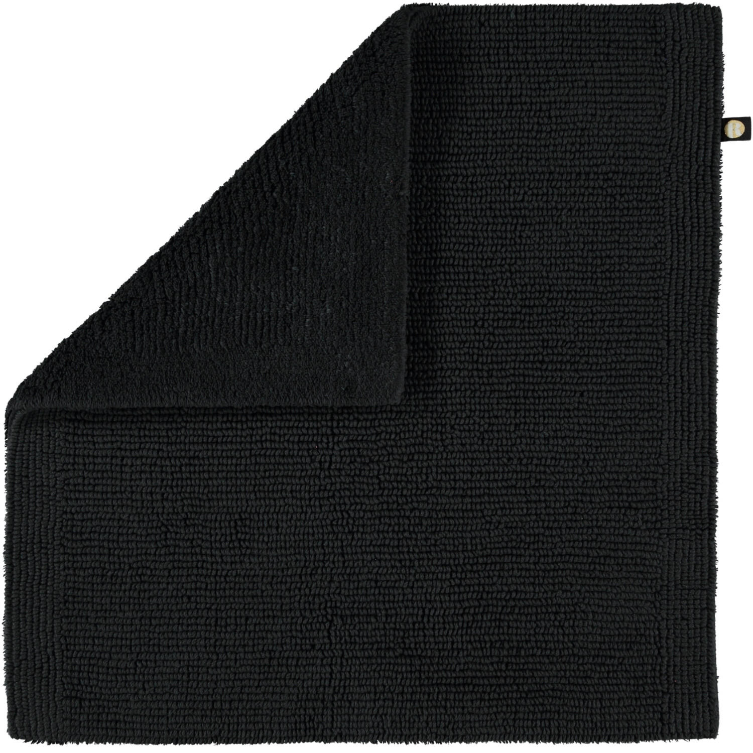 Rhomtuft Badteppiche Schwarz 60x60 cm