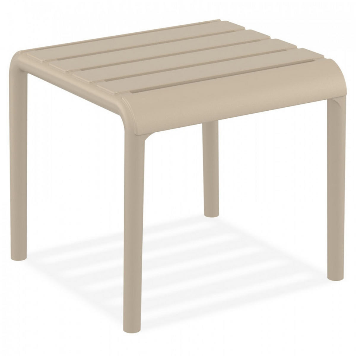 GARTEN-LOUNGETISCH Mol 42x41x40 cm - Taupe, Kunststoff (41/42/40cm) - AlterEgo