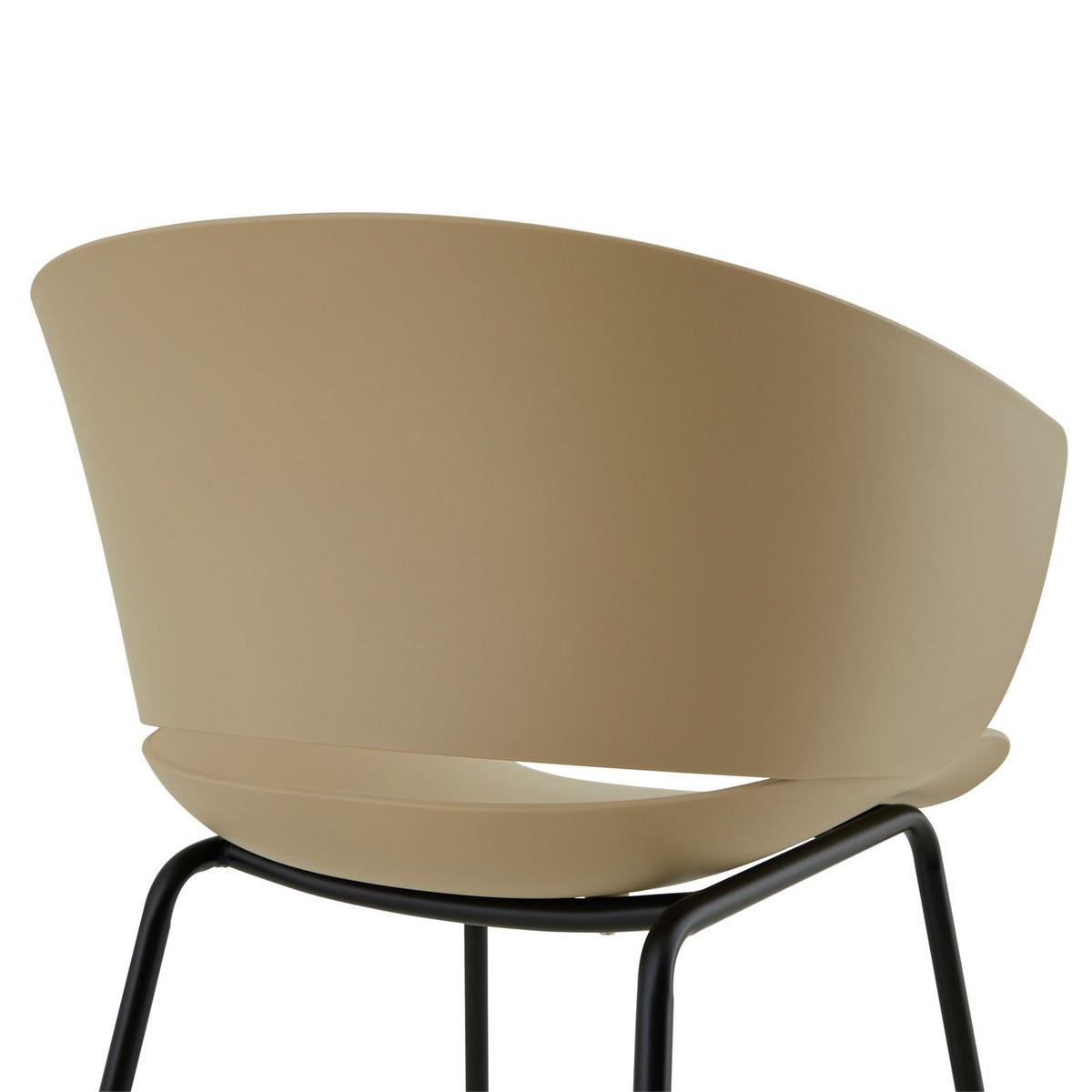 GARTENSTÜHLE NIVEL 4ER-SET - Beige, Textil (60/80/56cm) - IDIMEX