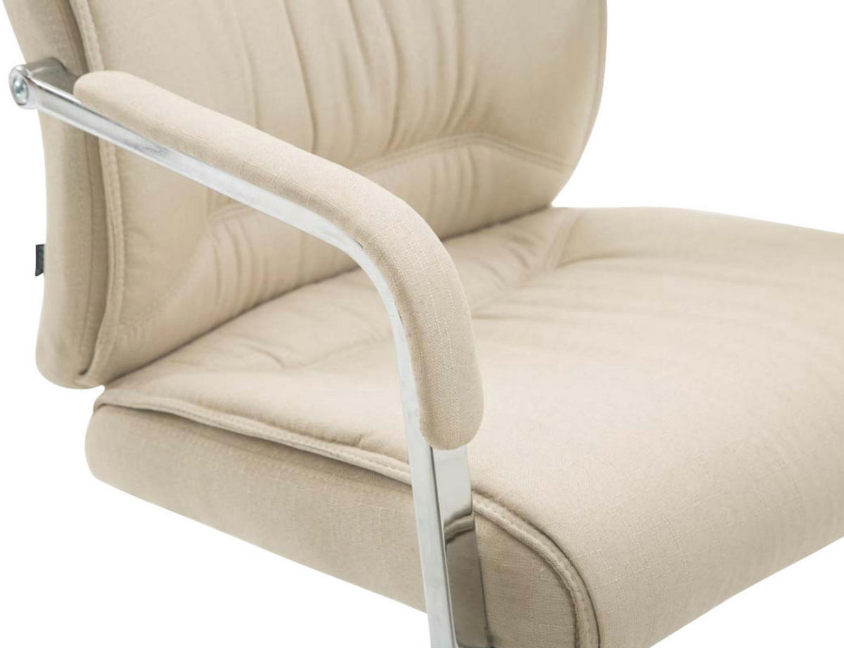 SCHWINGSTUHL 2er Set Stoff creme - Creme, Textil/Metall (58/102/65cm) - CLP