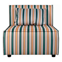 LOUNGE-SESSEL HARPER - Grün, Holz (80/65/100cm) - RNT By Really Nice Things