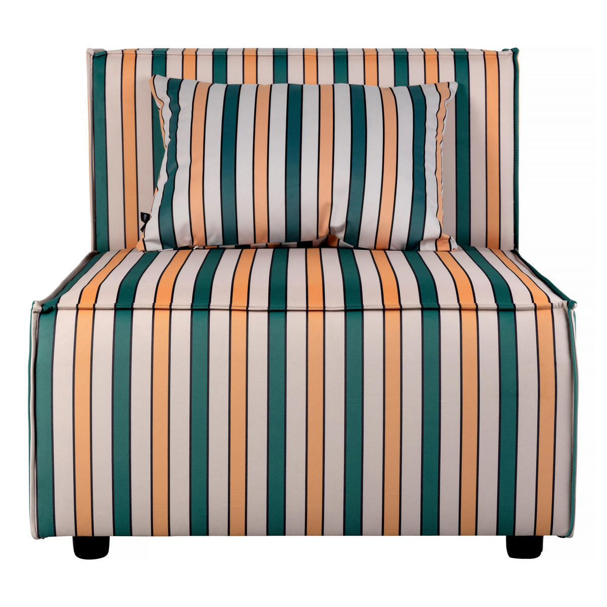 LOUNGE-SESSEL HARPER - Grün, Holz (80/65/100cm) - RNT By Really Nice Things