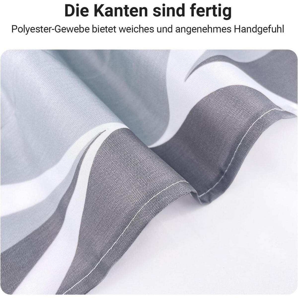 DUSCHVORHANG Water Droplets 240 x 200 cm Polyester Wasserabweisend Waschbar - Multicolor, Textil (240/200cm)