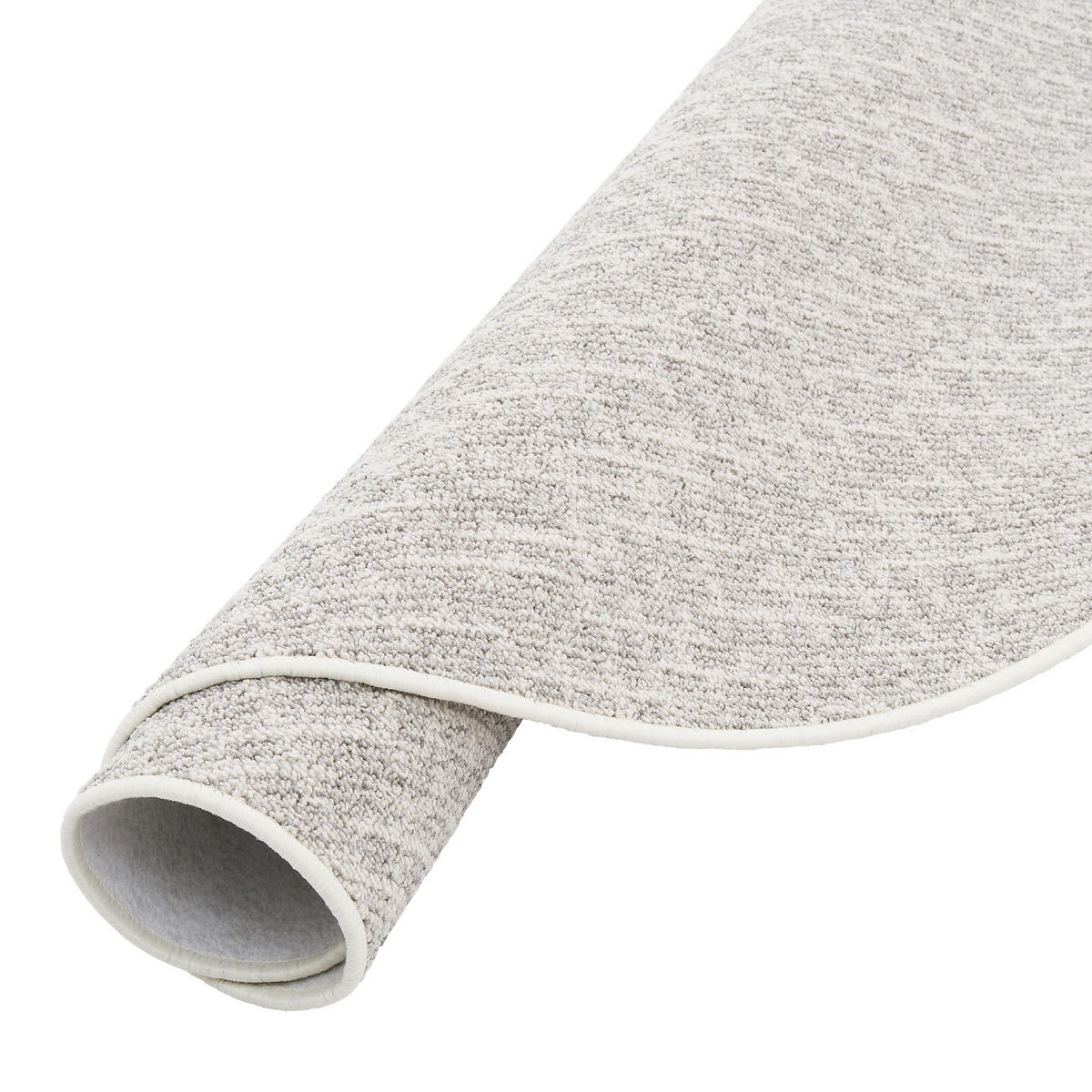 SCHLINGEN DESIGNER TEPPICH NIVA RUND - Creme, Textil (160/160cm) - Snapstyle