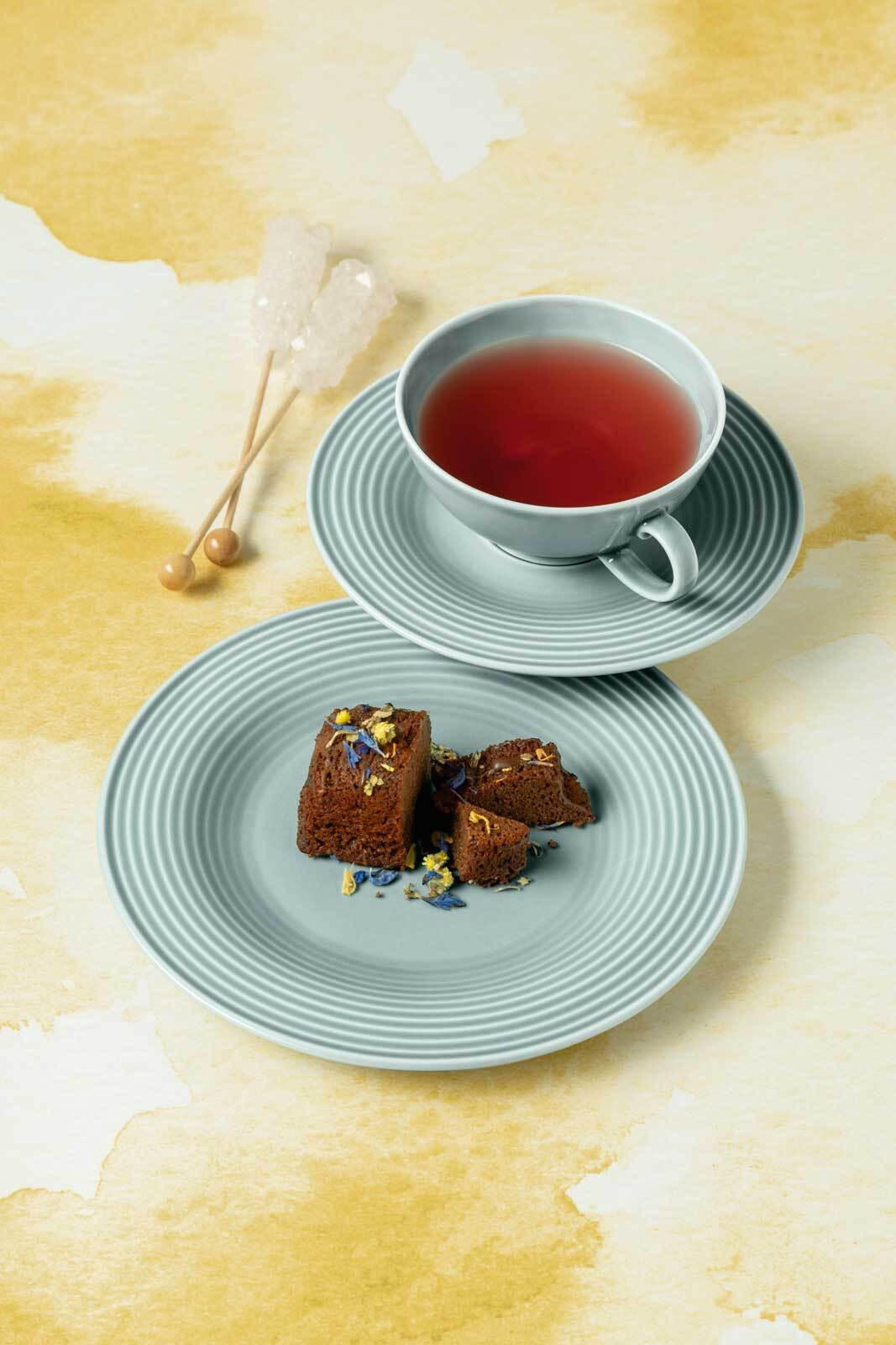 TEETASSEN Beat Color Glaze Arktisblau 140 ml 6er Set - Blau, Keramik (0.14L) - Seltmann Weiden