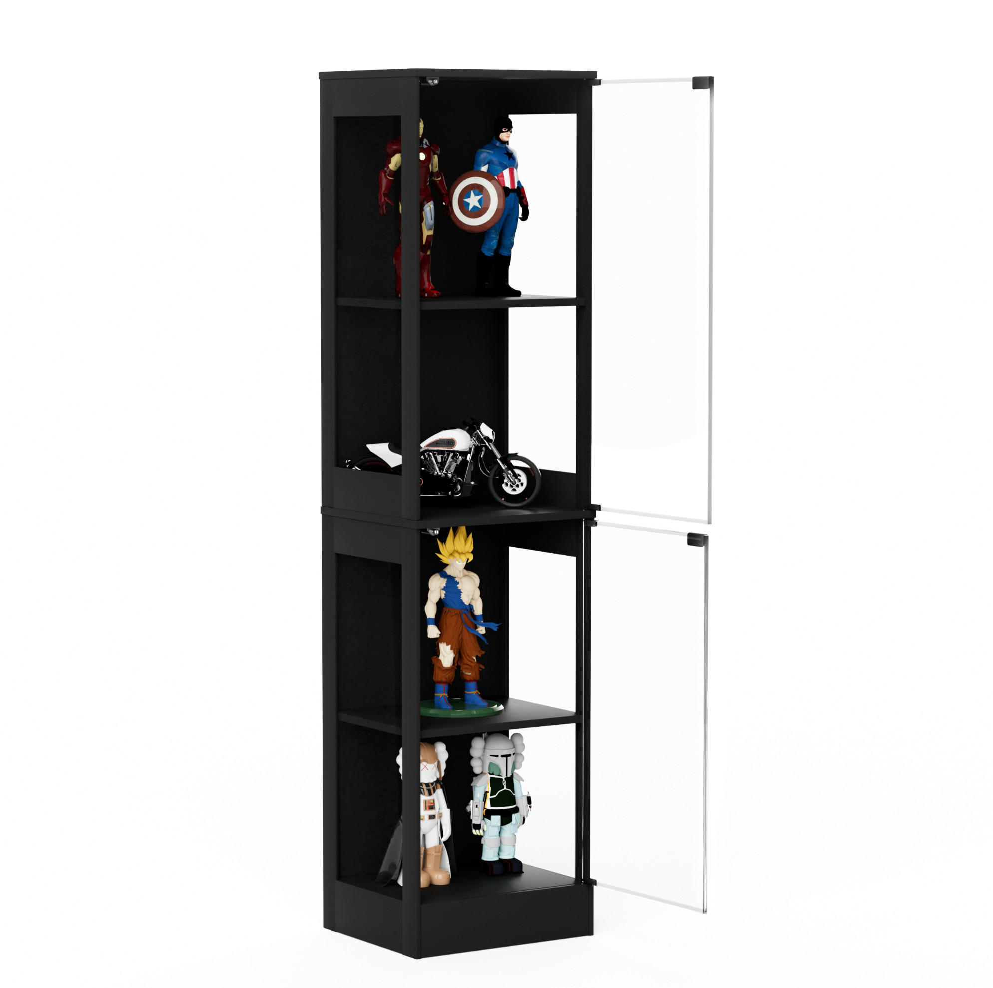 Okmyhome Vitrine Natur 35x165x40 cm
