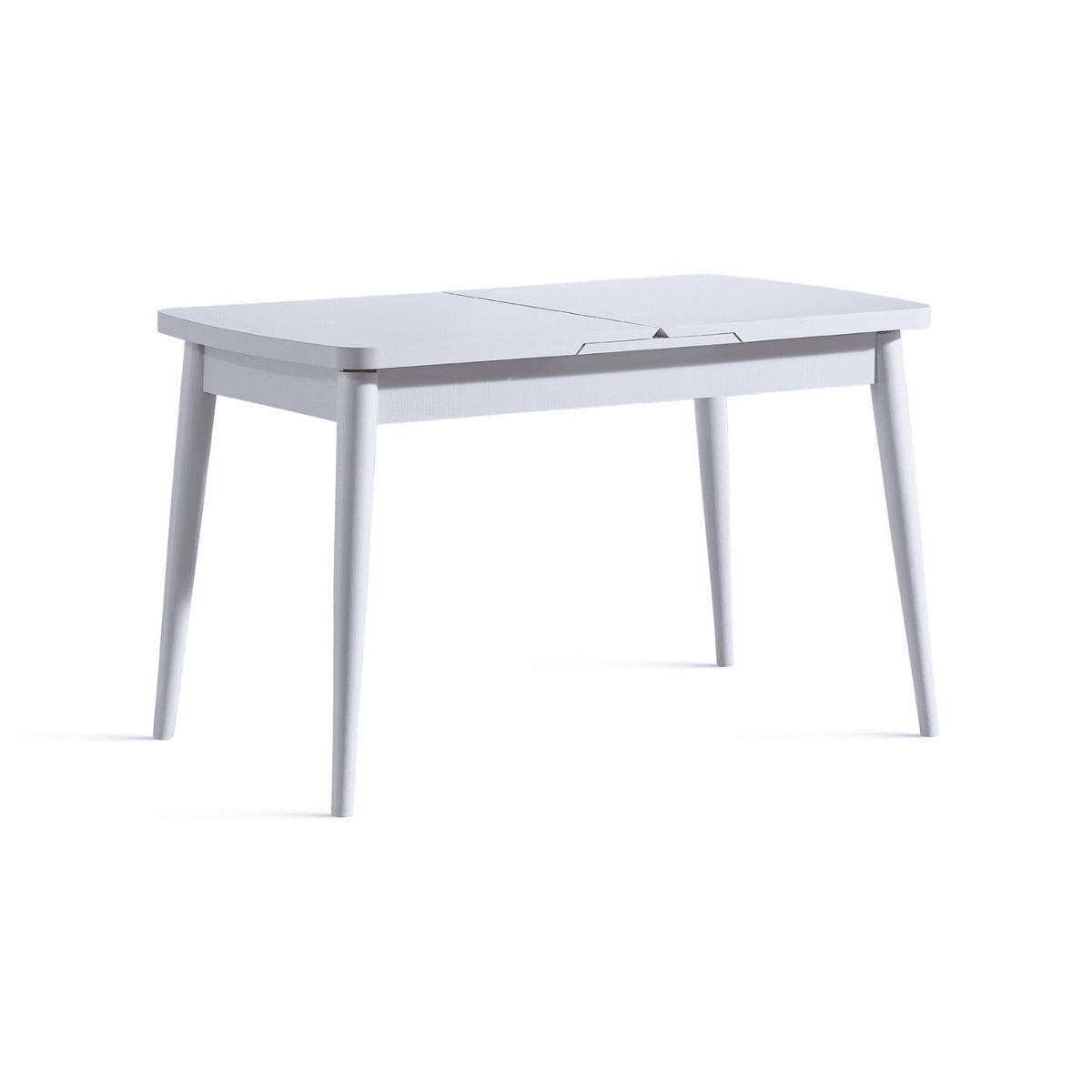 TISCH - mila 117/70/75 cm - Weiß, Holzwerkstoff (117/70/75cm) - Calicosy