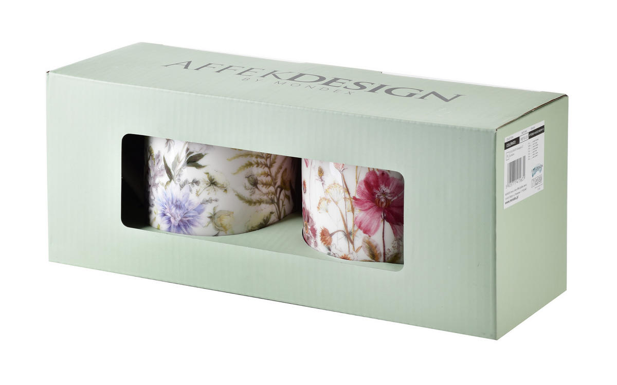 BECHER Colorato Violett Rosa 25/9.5/10 cm Keramik - Violett/Rosa, Keramik (9.5/10/25cm) - Mondex