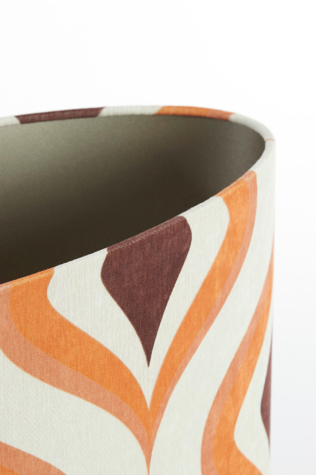 LAMPENSCHIRM Keks Braun 58/24/32 cm - Braun, Textil (58/24/32cm) - Light & Living